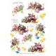 Papír rýžový A4 Velikonoční výjevy s fialkami Aquita