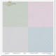 Sada papírů 31x32cm - Shabby Chic-four colors (ITD)