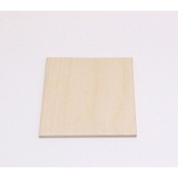 Dřevěná destička čtverec 10x10 rovné okraje