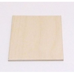 Dřevěná destička čtverec 15x15 rovné kraje