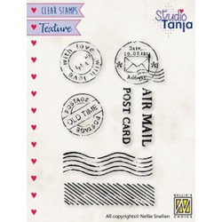 Transp.razítka Textura - poštovní (Nellie´s Choice)