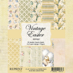Sada papírů 15x15 170g Vintage Easter (REPRINT)