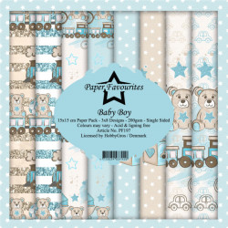 Sada papírů 15x15 Baby Boy (PF)