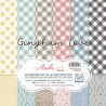 Sada papírů 15,2x15,2 Gingham Love (Asuka Studio)