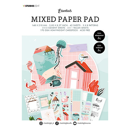 Sada papírů A5 Mixed Paper Pad Pattern paper Essentials nr.14 (SL)