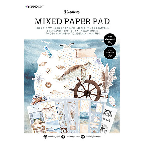 Sada papírů A5 Mixed Paper Pad Pattern paper Essentials nr.13 (SL)