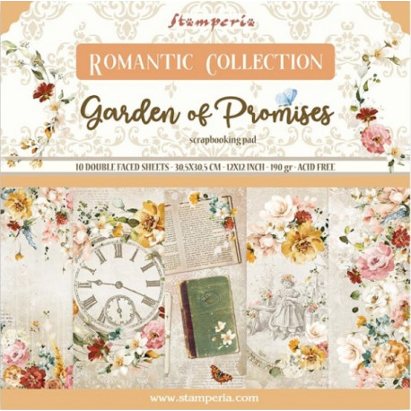 Sada papírů 30,5x30,5 190g Garden of Promises