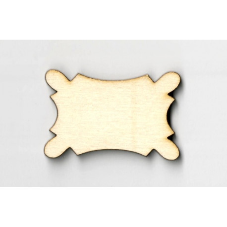 Dřevěný štítek - tvar 5