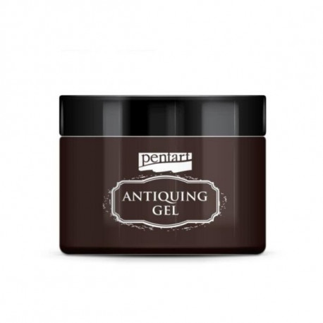 Antiquing Gel 150ml - hnědá (Pentart)