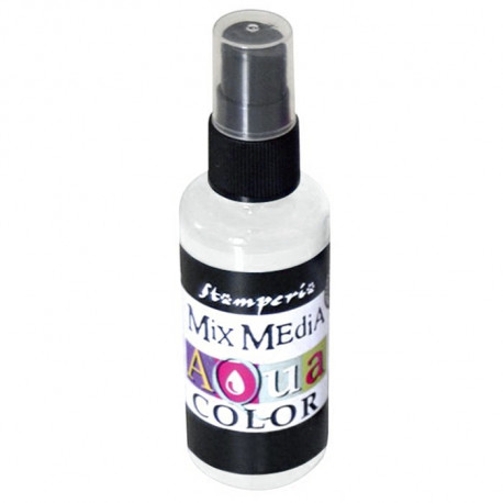 Aquacolor Mix Media 60ml - perlově bílá (Stamperia)