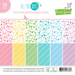 Sada papírů 15x15 All the Dots (Lawn Fawn)