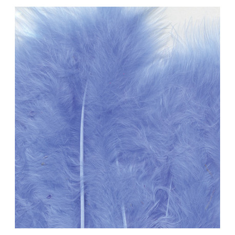 Peříčka Marabu 15ks, modré