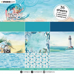 Sada papírů 15x15 Cool colors Take me to the Ocean nr.37 (SL)