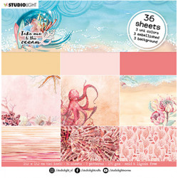 Sada papírů 15x15 Warm colors Take me to the Ocean nr.36 (SL)