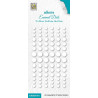 Samolepicí enamelky 84ks, bílé (Nellie´s Choice)