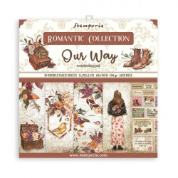 Sada papírů 15,2x15,2 190g Romantic Collection Our Way (SBBXS19)