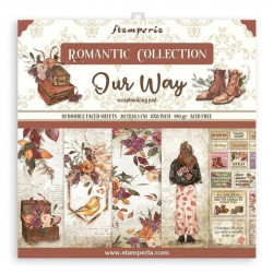 Sada papírů 20,3x20,3 190g Romantic Collection Our Way,SBBS64