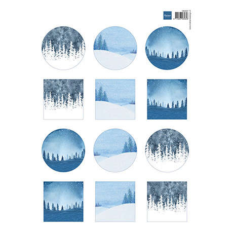 Papír A4 Winter landscapes mini's (MD)