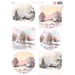 Papír A4 Mattie's Mooiste Winter landscape (MD)