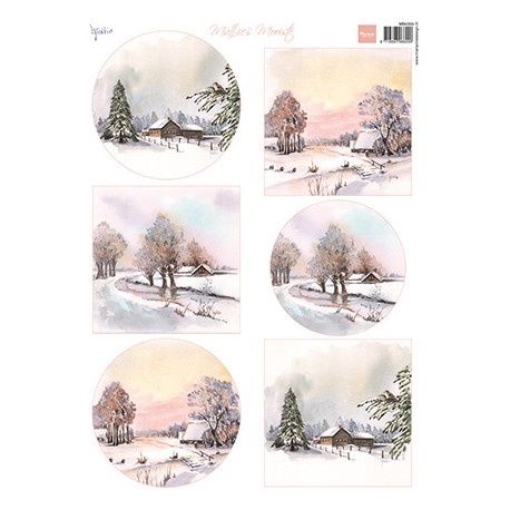 Papír A4 Mattie's Mooiste Winter landscape (MD)