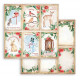 Sada papírů 30,5x30,5 190g Romantic Collection Home for the Holidays