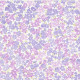 Drobné fialové květy 33x33