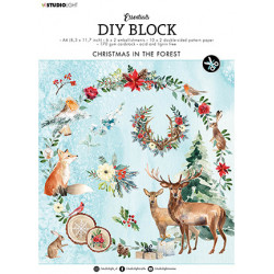 DIY Block Christmas in the forest Essentials nr.32 (SL)