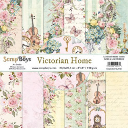 Sada papírů Victorian Home 20,3x20,3 (ScrapBoys)