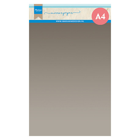 Zrcadlový papír A4 stříbrný, 5ks (MD)