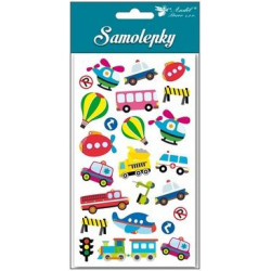 Samolepky dopravní s vrtulníkem 9x16cm
