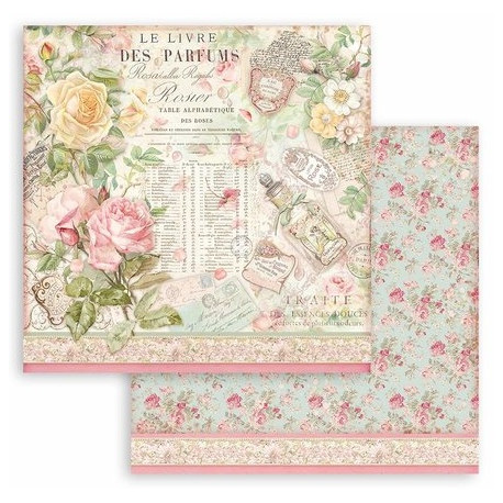 Rose Parfum, kniha parfémů 30,5x30,5 scrapbook