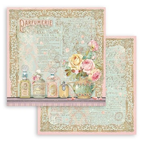 Rose Parfum, parfumerie 30,5x30,5 scrapbook