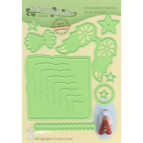 Vyřezávací šablony - Anděl 3D (LC)