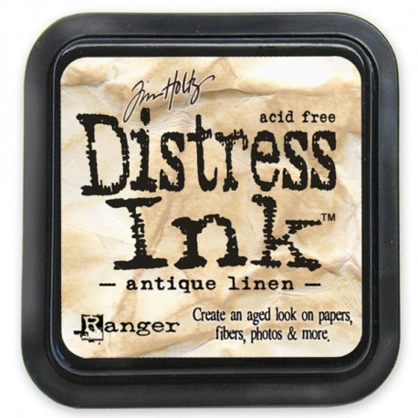 Distress Ink polštářek - antique linen