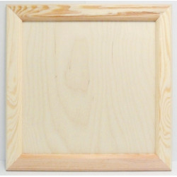 Dřevěný plný rámeček velký 32,5x32,5