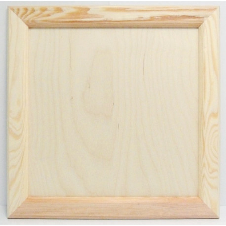 Dřevěný plný rámeček velký 32,5x32,5