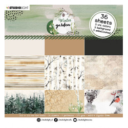 Sada papírů 15x15 Neutrals Winter Garden nr.25 (SL)