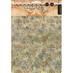 Vintage růže - set 2 papírů pro decoupage (SL)