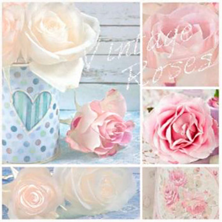 Vintage Roses 33x33