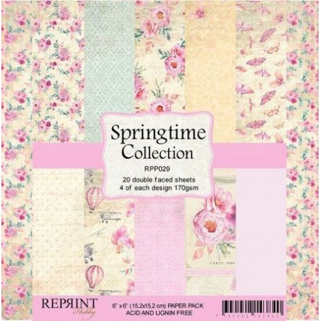 Sada papírů 15x15 170g Springtime Collection (REPRINT)