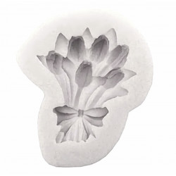 Silikonová forma - kytice tulipánů (90348)