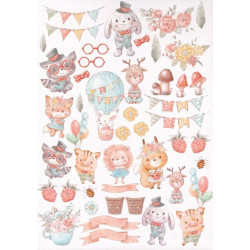 Transfer Me Kidland Critters, A4 (Dress My Craft)