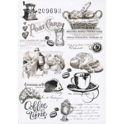 Transfer Me Coffee Time, A4 (Dress My Craft)