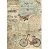 Papír rýžový A4 Around the World, jízdní kolo