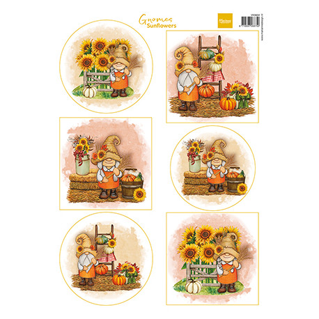 PapírA4 Gnomes - Sunflowers (MD)