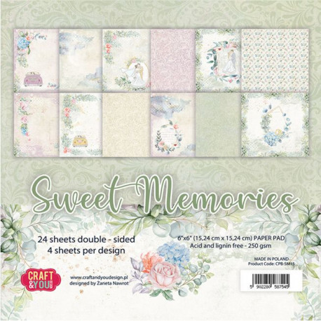 Sada papírů 15x15 Sweet Memories (Craft & You)