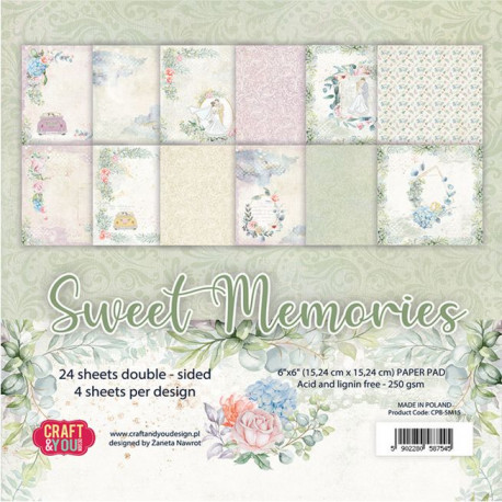 Sada papírů 15x15 Sweet Memories (Craft & You)