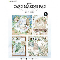 Card Making Pad Let it snow Essentials nr.08 (SL)