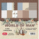 Sada papírů 15x15 World of Man (Craft & You)