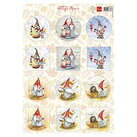 Papír A4 Hetty's Mini's - Gnomes (MD)